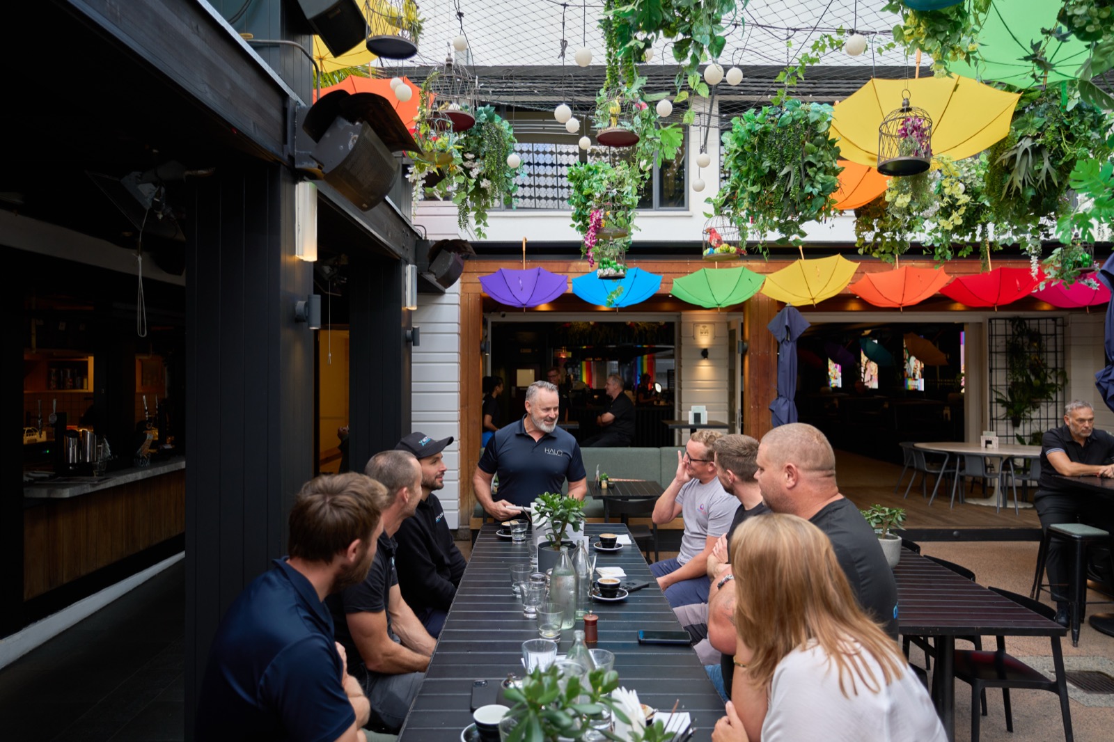 Halo Trade Group members at a buying-group networking event